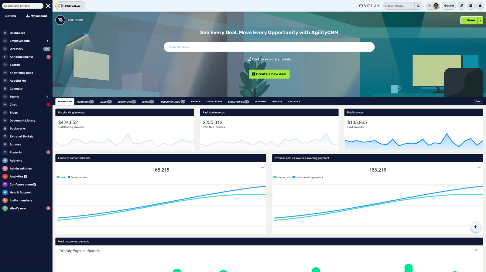 AgilityCRM - Teh nest CRM for small businesses AgilityCRM - Teh nest CRM for small businesses