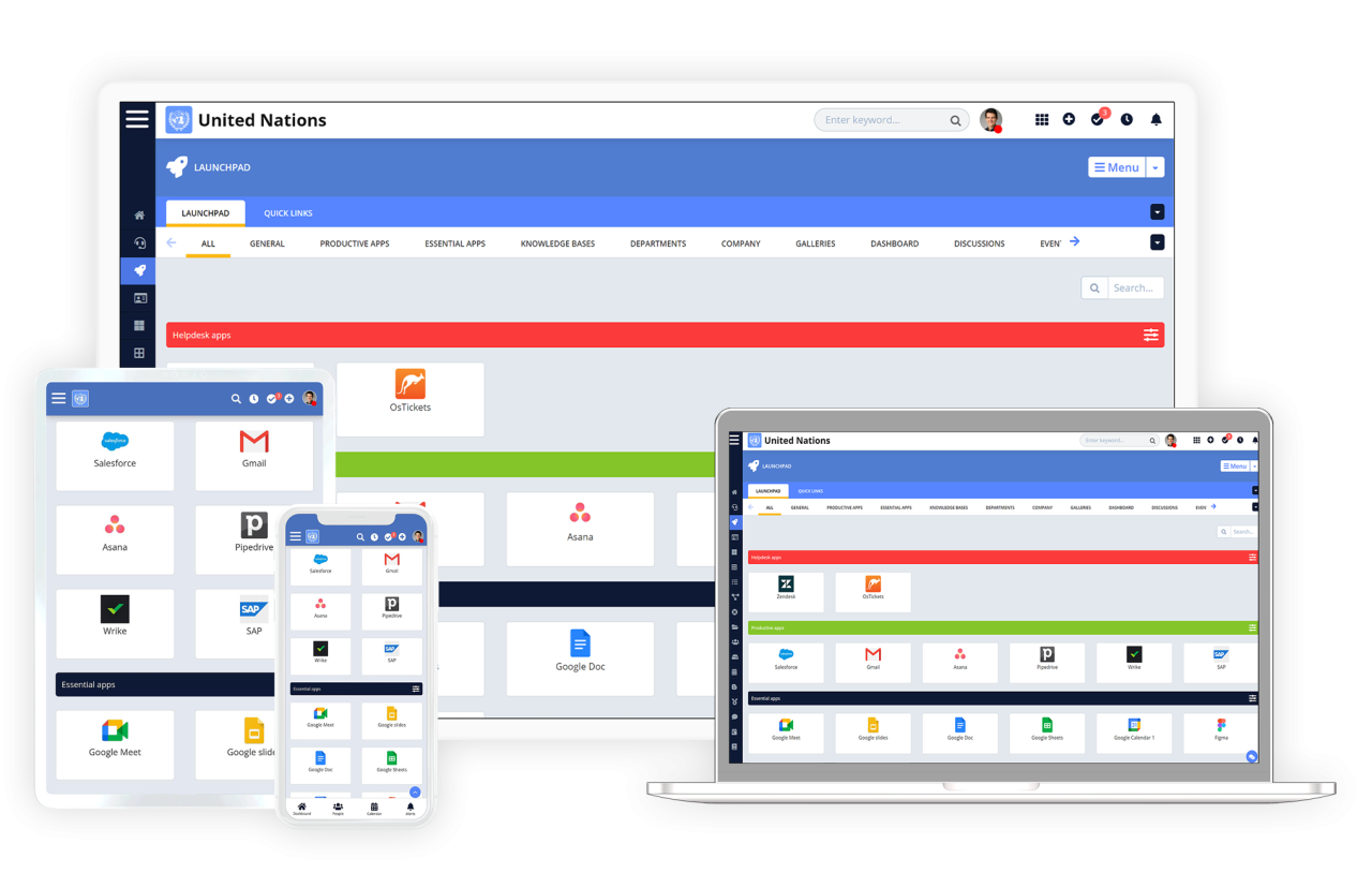 Intranet platform and COVID-19