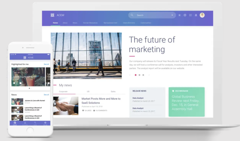 LumApps is a premium cloud-based intranet platform designed to enhance employee communication