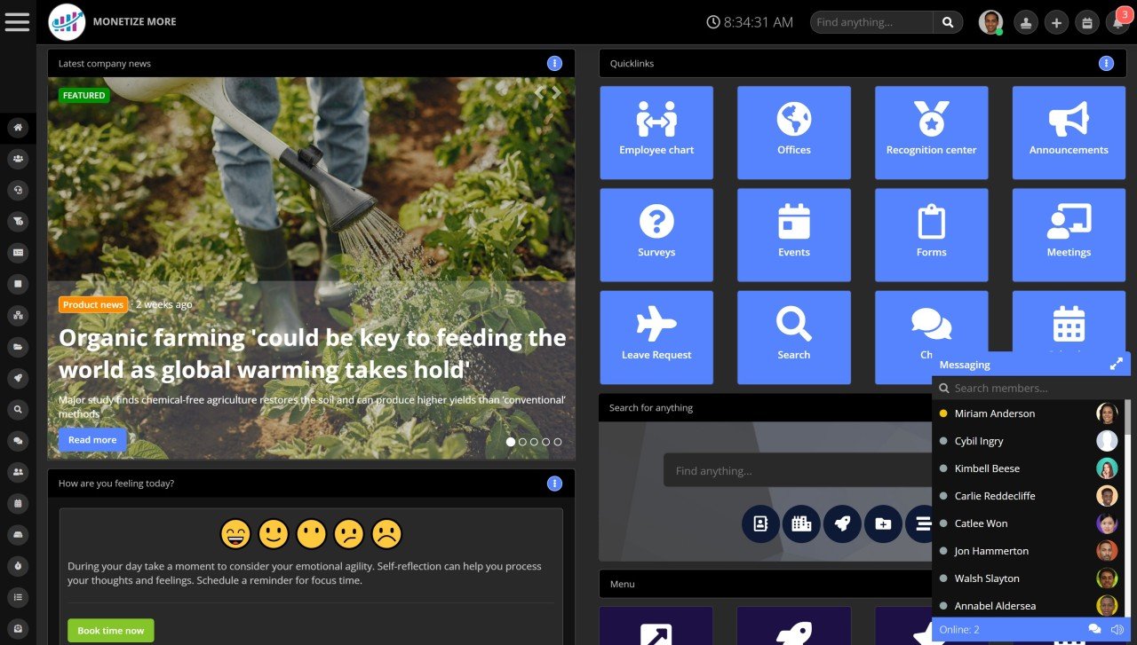 Microsoft Teams vs intranet 