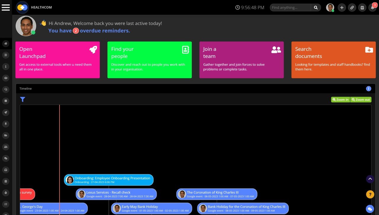 Intranet application
